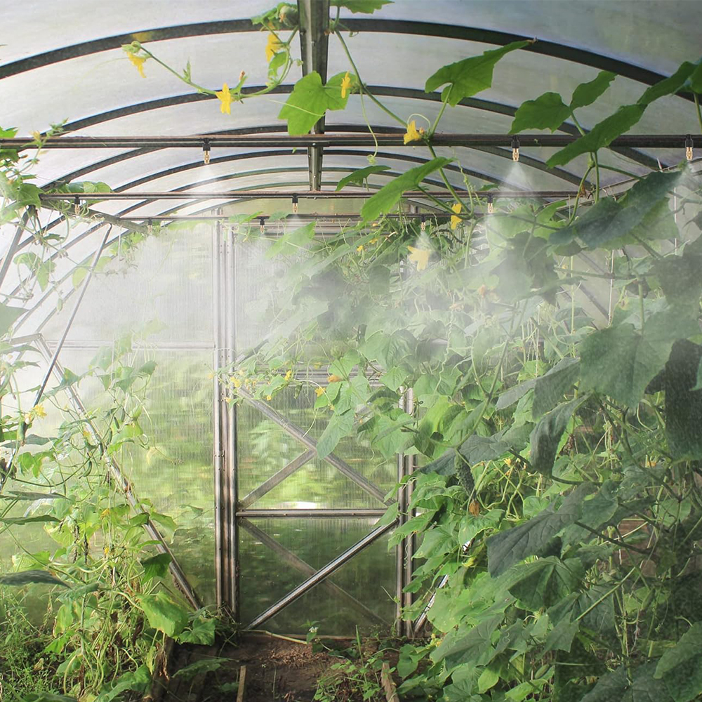 5 stücke Automatische Bewässerung System Haushalt Zerstäubung Düse Anlage Spritzen Spray Staub Reduktion Garten Bewässerung Timer Düse