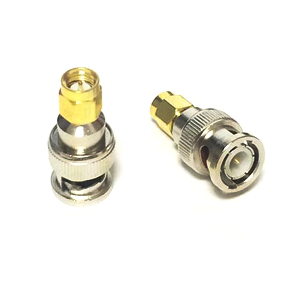 1 st BNC Stekker naar SMA Stekker RF Coax Adapter convertor Straight Verguld