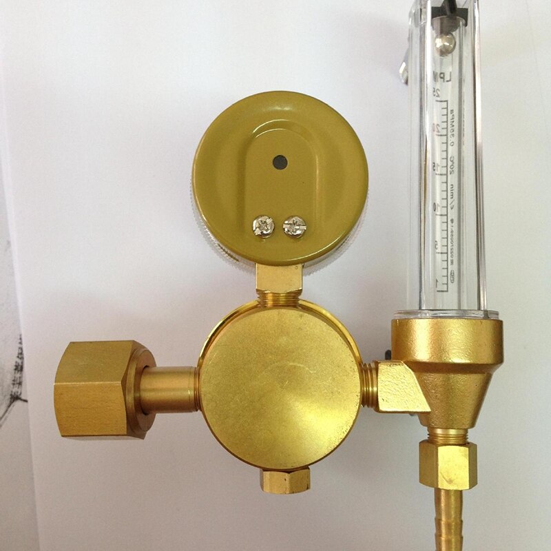 Argonregelaar 0-25 mpa argon  co2 helium stikstof  g5/8 inlaat mig/mag tig lasgas flowmeter druk flowregelaar