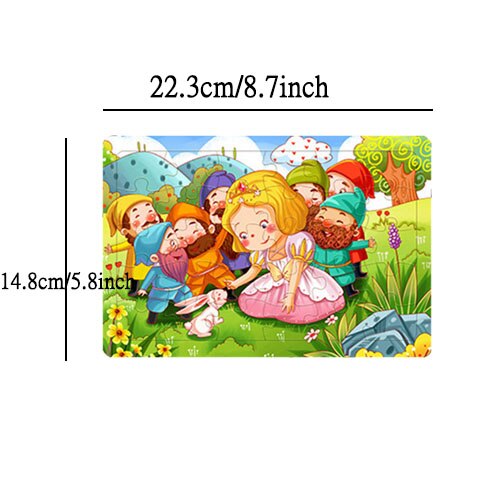 3D Wood Puzzles for Kids 30Pieces Blocks Children Jigsaw Toy Games Cognitive Education Baby Toys Cartoon Animals Puzzle