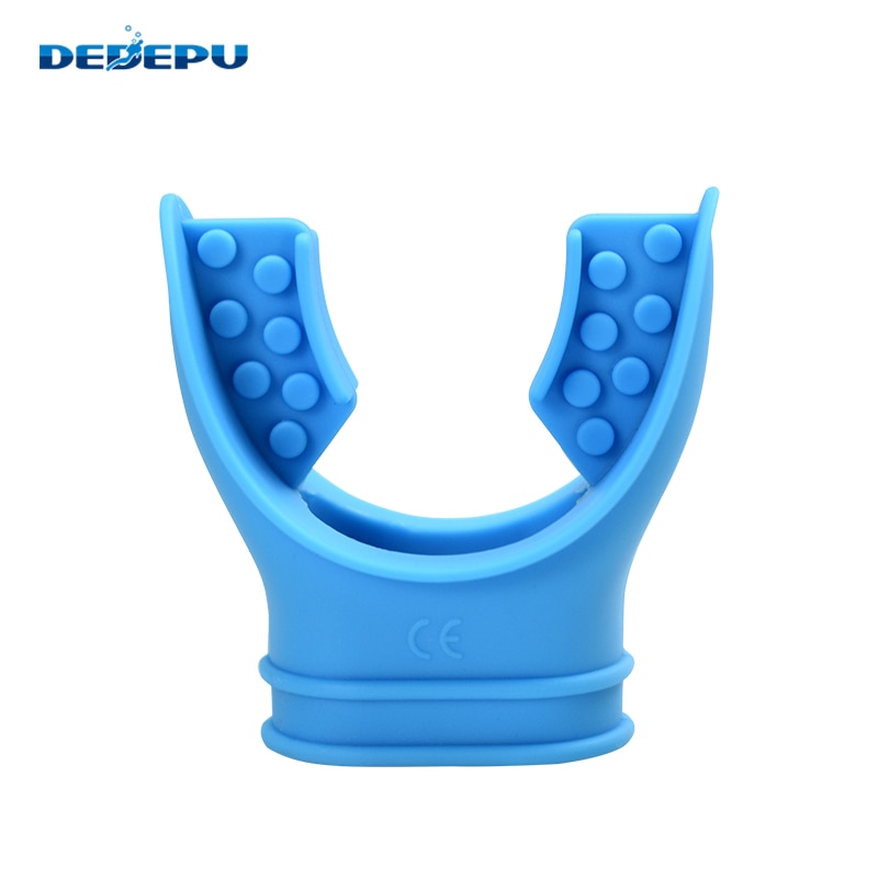 DEDEPU Silicone Bite Mouthpiece Diving Scuba Dive Snorkel Mouth Piece Diving Swimming Cylinder Breathing Equipment