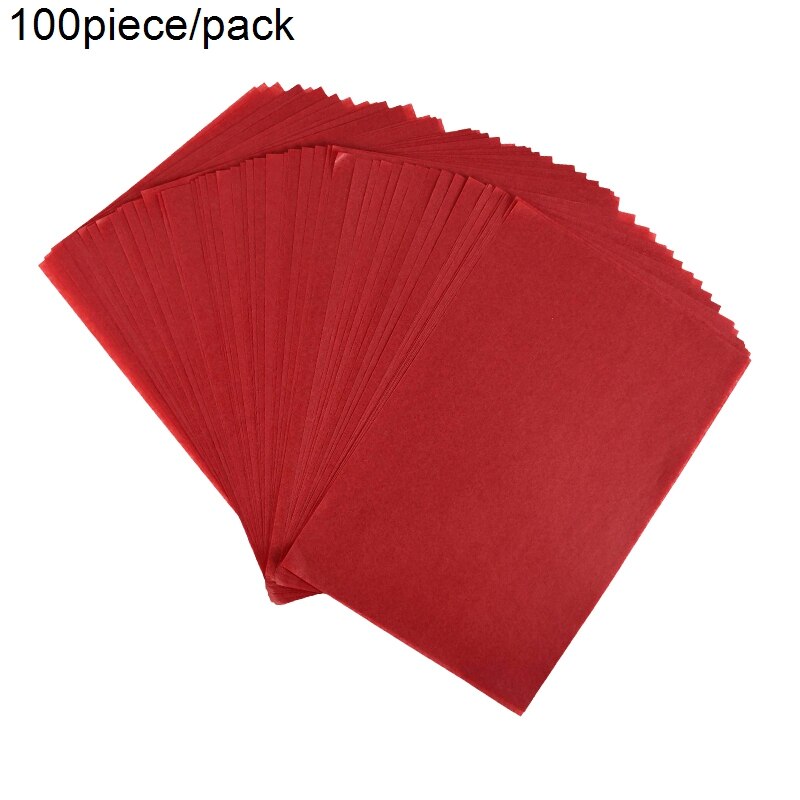 66/100pcs 14*21cm A5 Tissue Paper Copying Drawing Sheet DIY Scrapbook Craft Fruit Flower Packaging Bookmark Handmade Papers: B14-100pcs