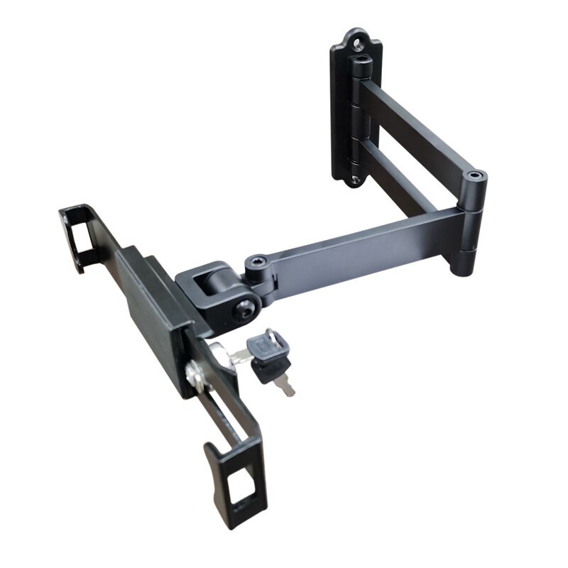 9.7-12.9 inch android tablet vesa wall mount security articulating lock mounting dispaly bracket for Samsung 10" for Surface pro