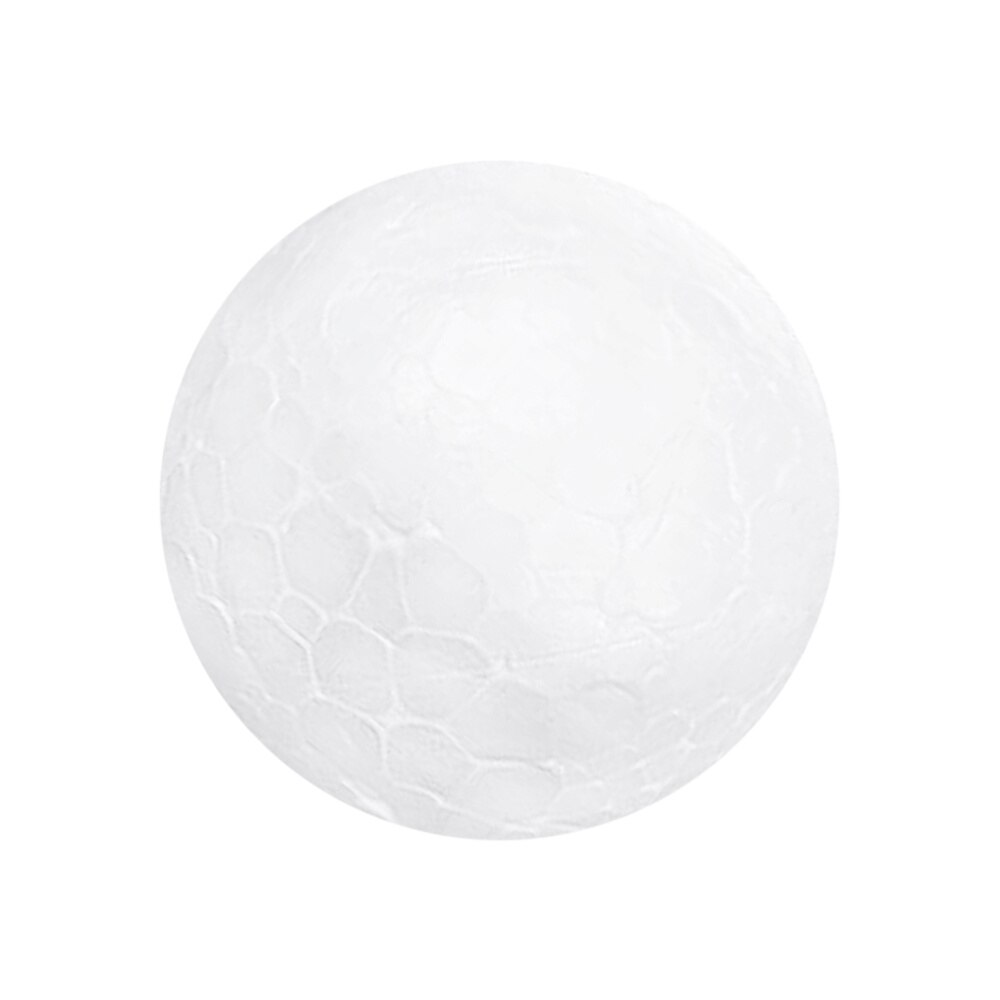 20CM White Children DIY Craft Material Funny Round Christmas Ornament Layout Decorative Props