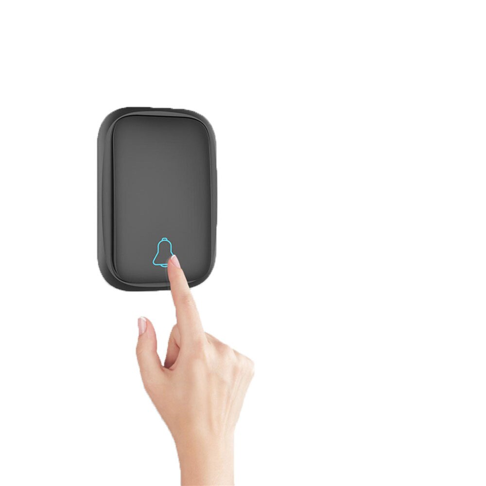 Wireless Doorbells Self-powered Without Battery Smart 300M Remote Control Waterproof Doorbell ( 1 Transmitter + 1 Receiver )