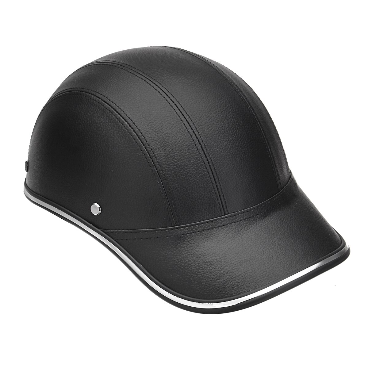 Motorfiets Half Helm Baseball Cap Half Gezicht Helm Elektrische Fiets Roller Anti-Uv Veiligheid Harde Hoed Motorbike 55-62Cm
