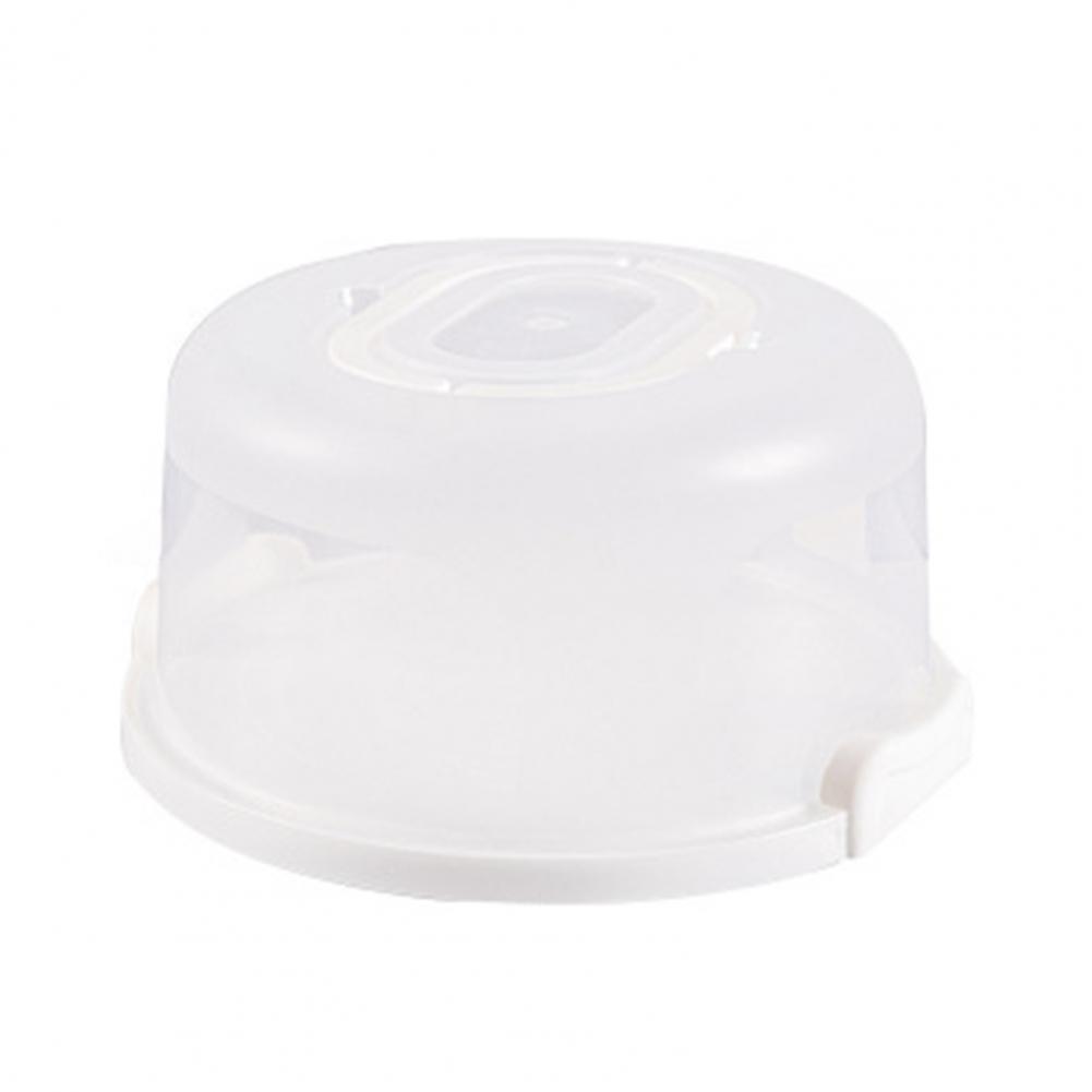 Cake Box Practical Fresh Cake Keeping Container with Lid Cake Carrier: Red