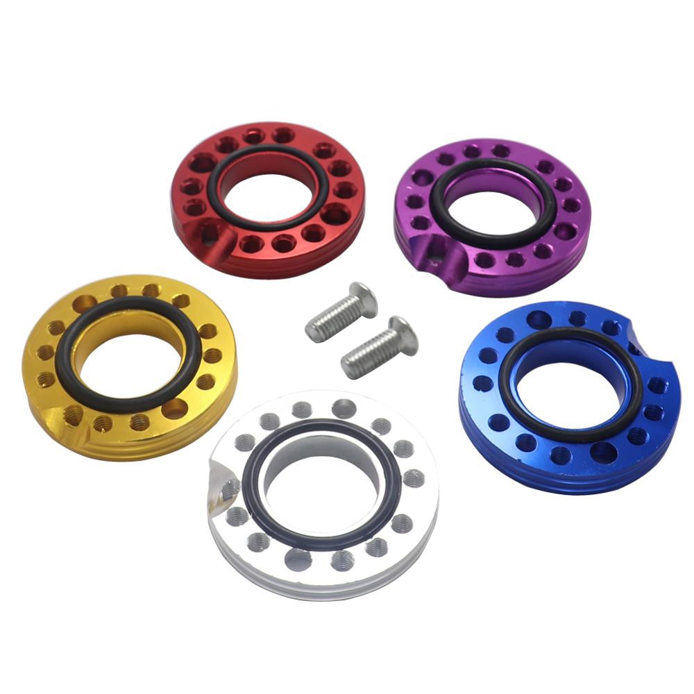 28mm CNC Carb Adjuster Carburetor Inlet Manifold Spinner Plate Adaptor For Pit Dirt Bikes Buggy