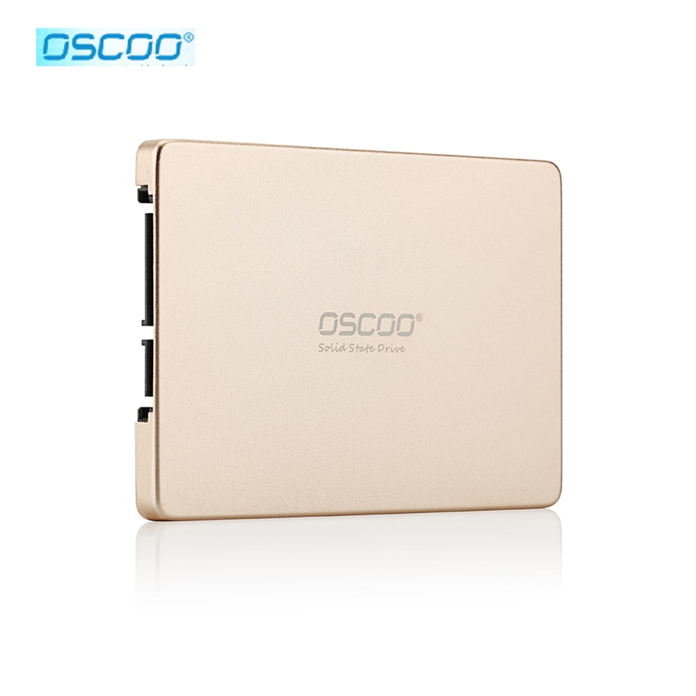 Oscoo Gold Metall fallen 2,5 Zoll SATAIII SSD 128GB 256GB 512GB 1TB SSD Festplatte Disk Rabatt fest Zustand Disks Interne SSD