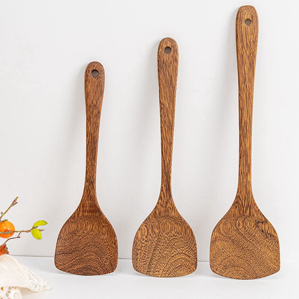 Kit Special Wooden Kitchen Tool Cooking SpoonS Nano Soup Skimmer Natural Wood Tableware Teak Spoon Colander