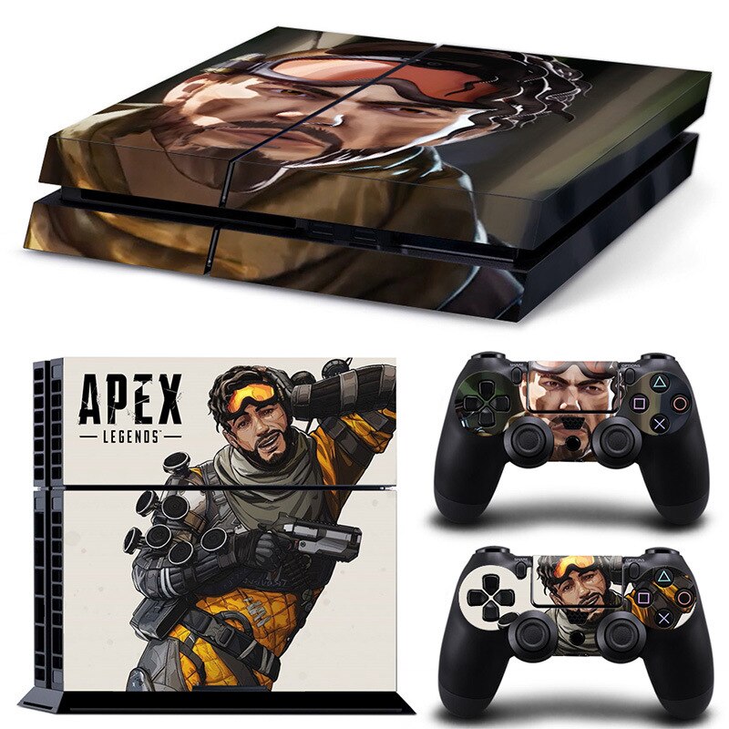 Para PS4 consola de juegos de cuerpo completo pegatinas coloridas Apex Legends Apex Hero temática de juego pegatinas coloridas