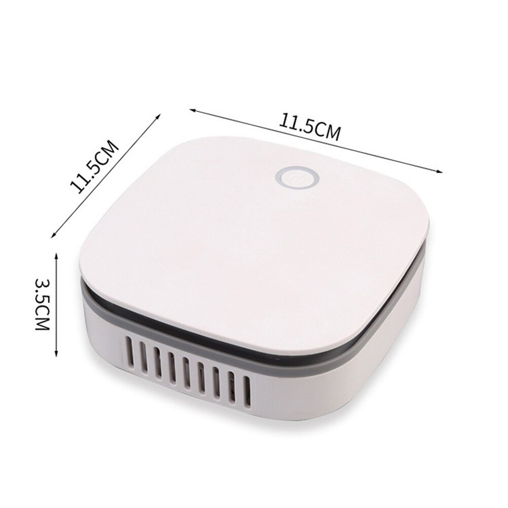 Mini Air Purifier Smart Fridge Freshen Air Cleaner Portable Ozone Anion Generator USB Rechargeable Kitchen Auto Home Clear Odor: As shown 2