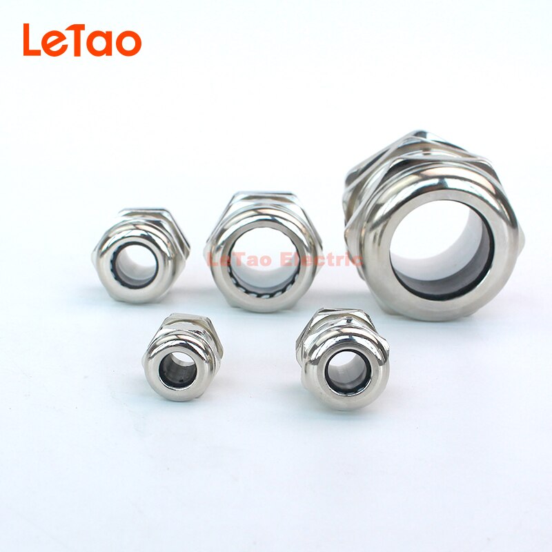 1pc/lot M18*1.5 Nickel Brass cable gland Waterproof metal connector IP68 Wire Glands electrical joint for5-10mm