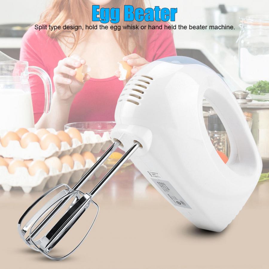 100W 220V Electric Whisk Hand Held Egg Beater Whisk 5 Rate Cream Mixer Baking Cake Tools Kitchen Electrica Cream Mixer