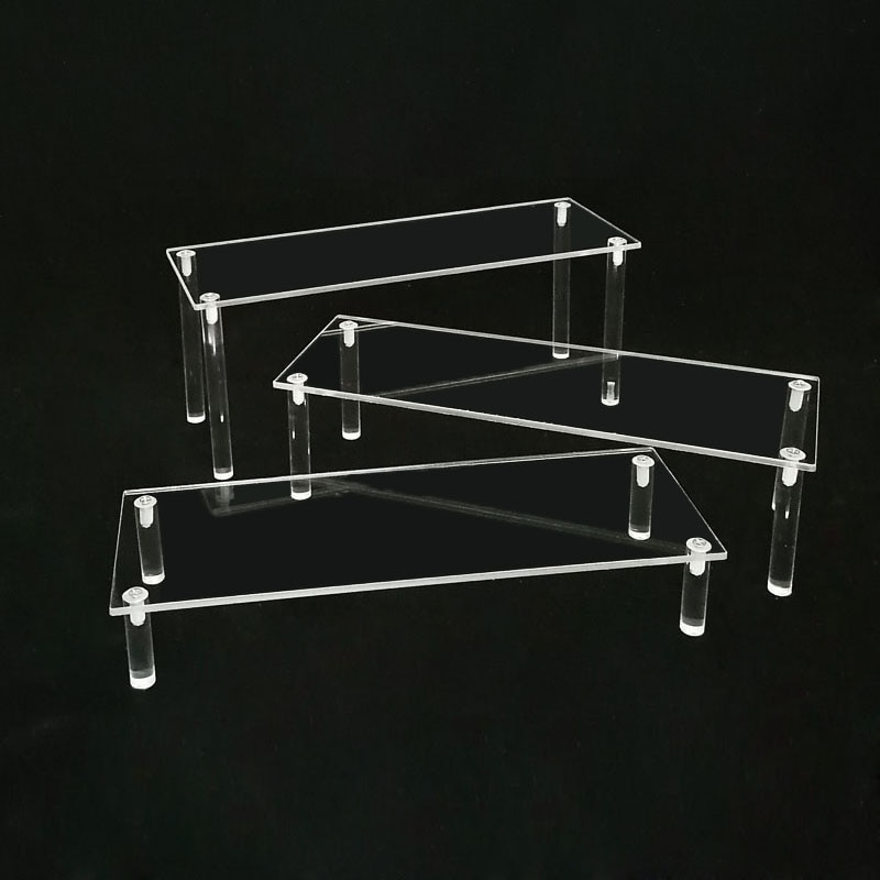 Acryl Ladder Frame Parfum Sieraden Display Rack Transparante Ladder Plank Display Gereedschap Acryl Cosmetica Magazijnstelling