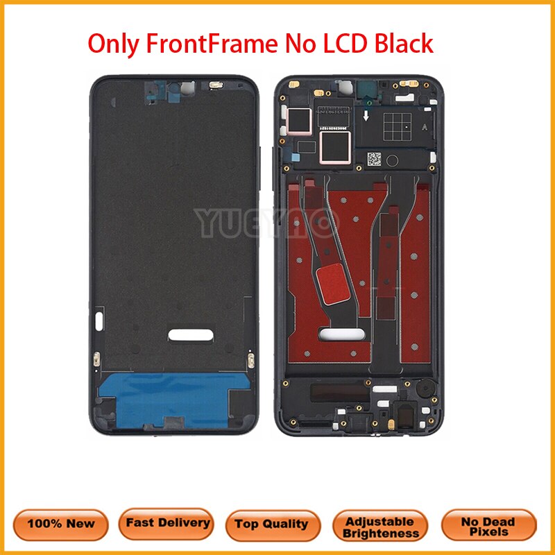 100% Original novo Para Huawei Honor 8X Display LCD + Digitador Touch Para Honra 8X LCD JSN-L21 JSN-L42 JSN-AL00 JSN-L22 display LCD: BlackFrameNoLCD