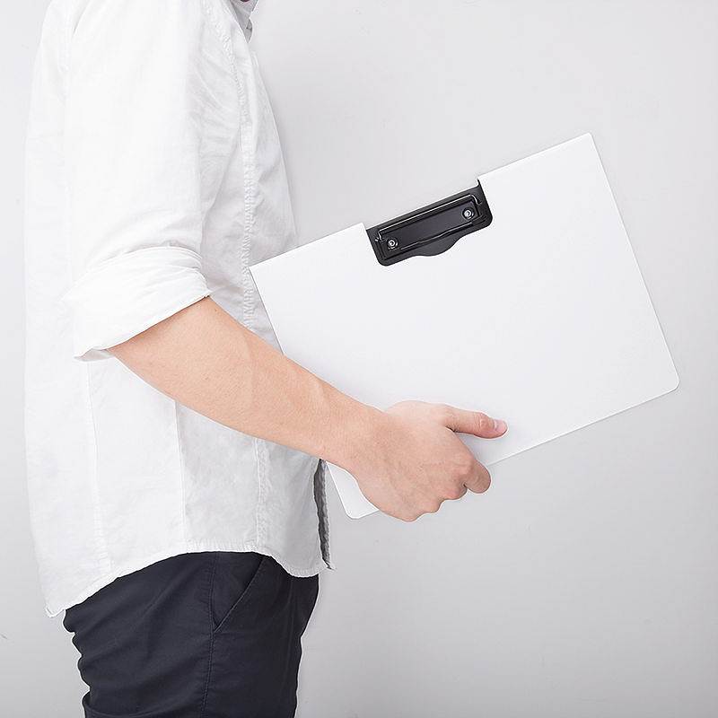Deli 5011 5016 A4 File folder Writing pads clipboard PP foam board 325x245x11mm A4 file forlder board