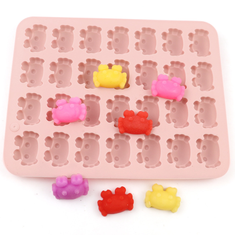 Moule en Silicone de dessin animé, Animal souris Kapibala alpaga crabe tortue avion savon chocolat gelée plateau à glaçons outils de décoration de gâteaux