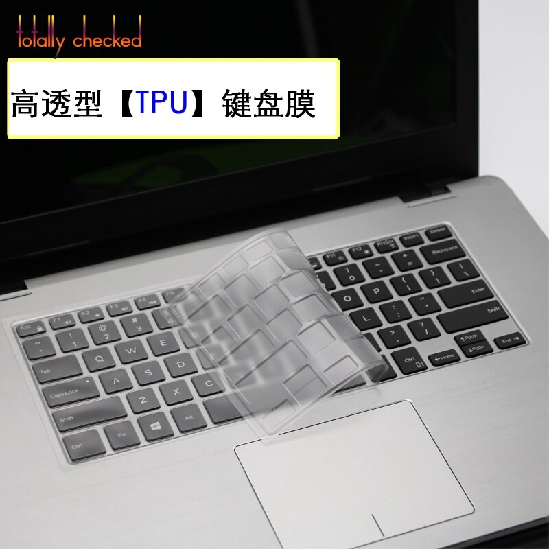 For Dell XPS 15 9570 9550 9560 7590 Inspiron 5000 5482 5481 Inspiron 15-5568 5579 7568 7567 7579 laptop keyboard cover skin: clear
