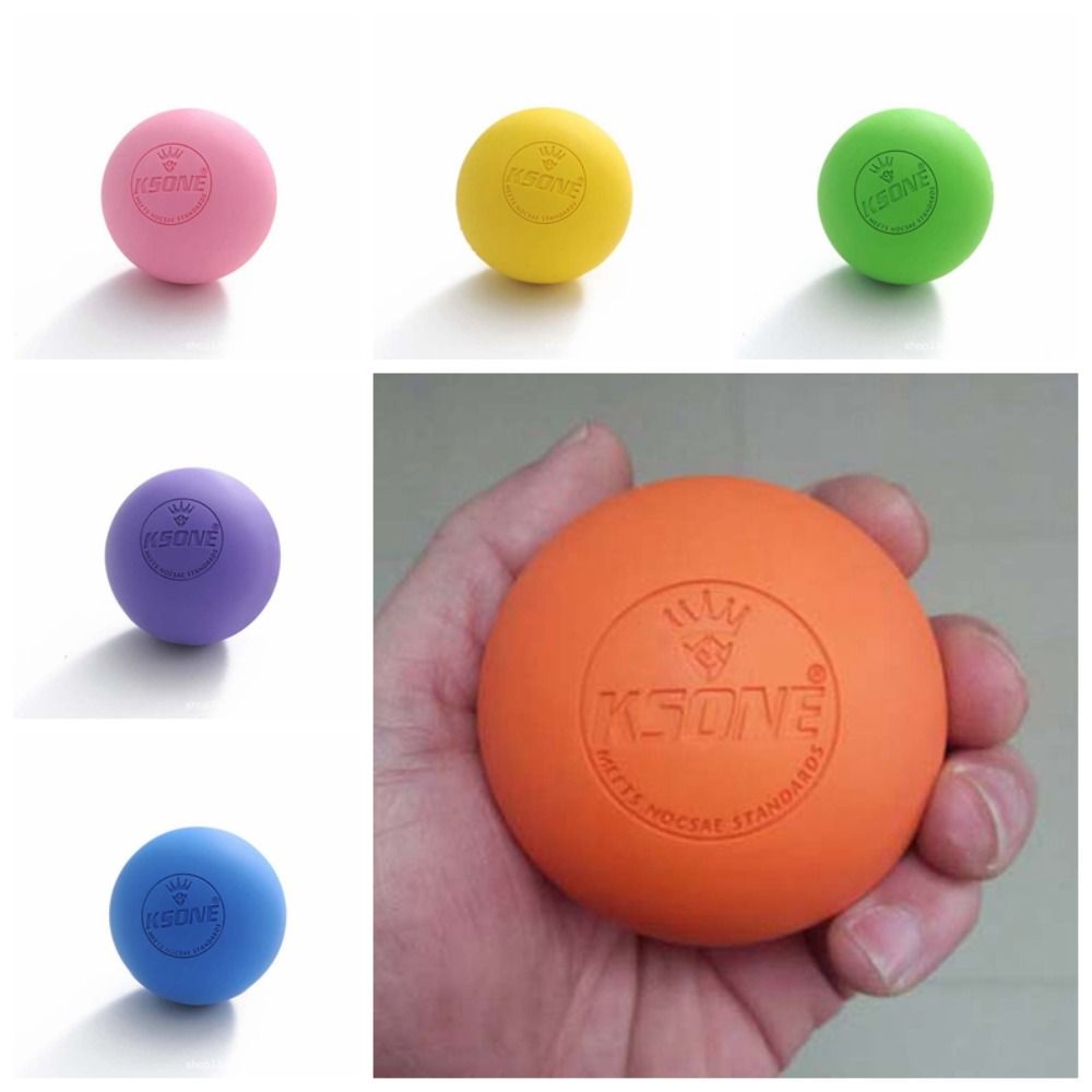 Silicone Fascia Massage Ball Portable Release Tool Plantar Exerciser Sphere Solid Color Muscle Relaxation Ball