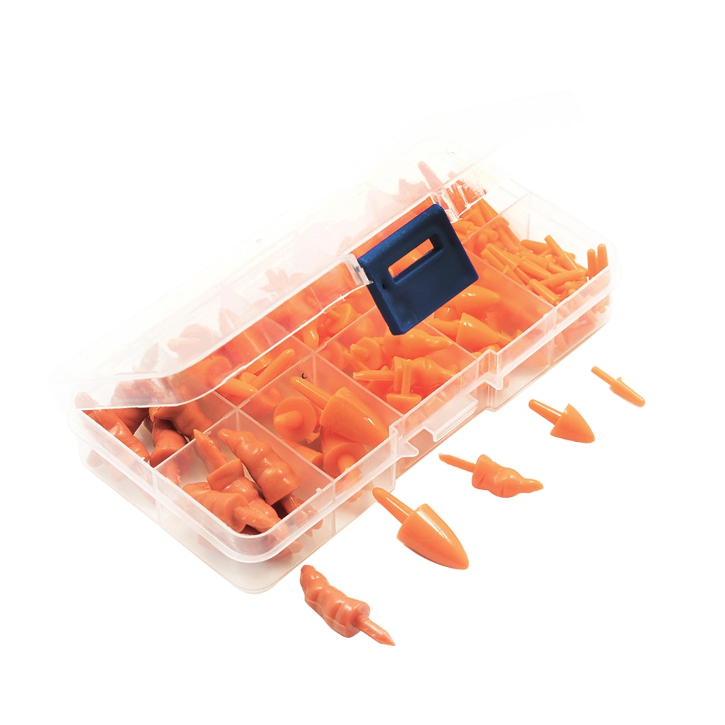 160Pcs Miniature Orange Resin Carrot Noses for Crafting, Creating and Embellishing Snowman Toys Crafts