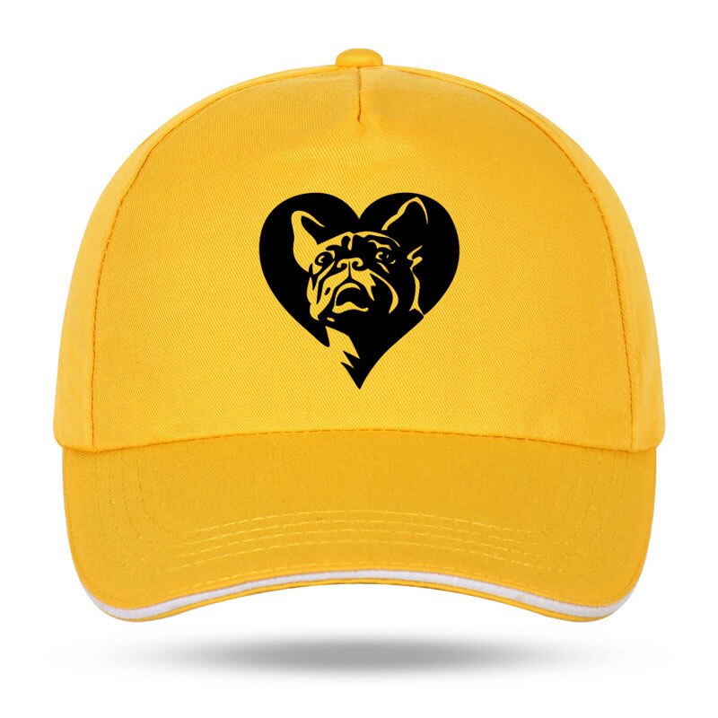 Neue Männer Frauen Kreative Französisch Bulldog Cartoon Tier Druck Baseball Caps für Hip Hop Baumwolle Klett Trucker Cap Knochen Dad hüte: 3