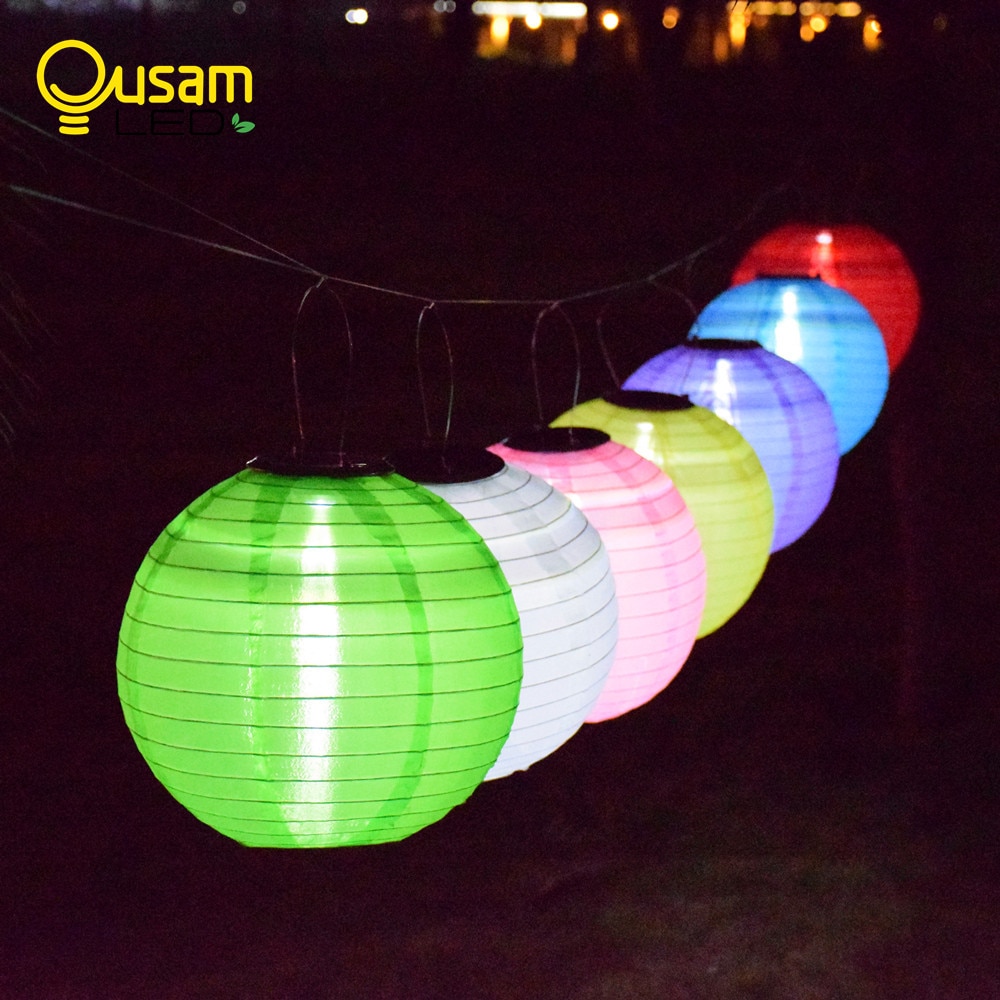 Solar Tuin Licht Festival Opknoping Chinese Lantaarn Solar Led Lampion Landschap Waterdichte Solar Lamp Voor Outdoor Decoratie