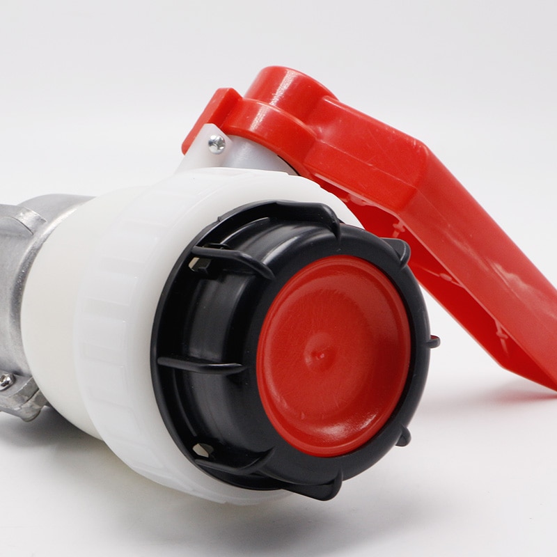 1000L Water IBC Tank Container Inlet 80mm 75mm 62mm To Outlet Male 2Inch DN50 A Ball Valve