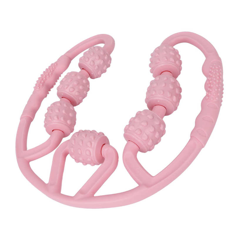 Spier Massage Roller Druppelvormige 7 Wielen Alle Ronde Masseren Been Massage Roller Elastische Pp Uniforme Kracht Voor Gym Gebruik voor Dij