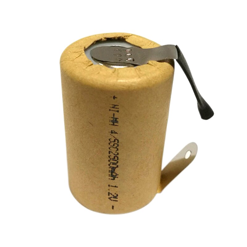 4/5SC 1,2 V 2500mAh Ni-Mh SC Batterie Zelle für DIY Energie Werkzeuge Batterie Elektronische Spielzeug NIMH batterie mit schweißen Registerkarten