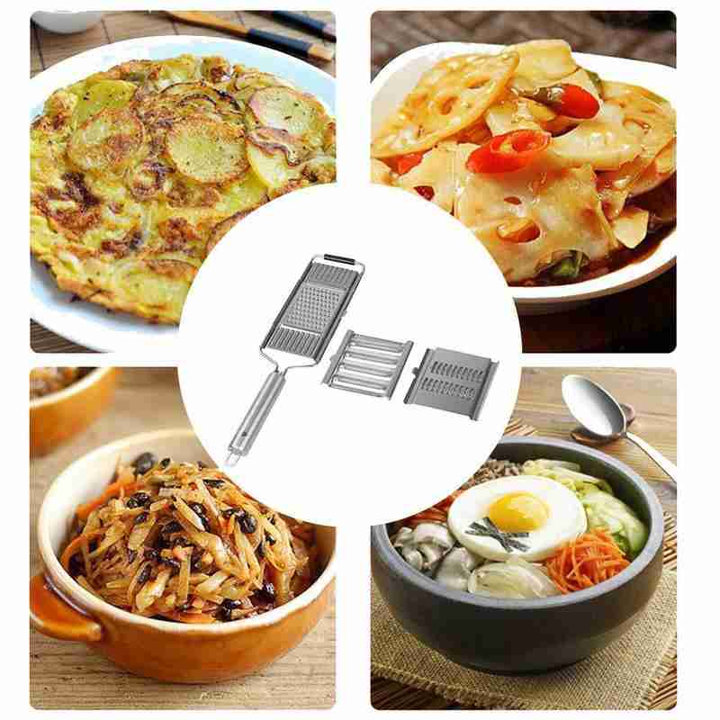 Super Groente Slicer Rvs Rasp Wortel Dunschiller Accessoires Fruit Rasp Shredders Cutter Keuken I9Z5