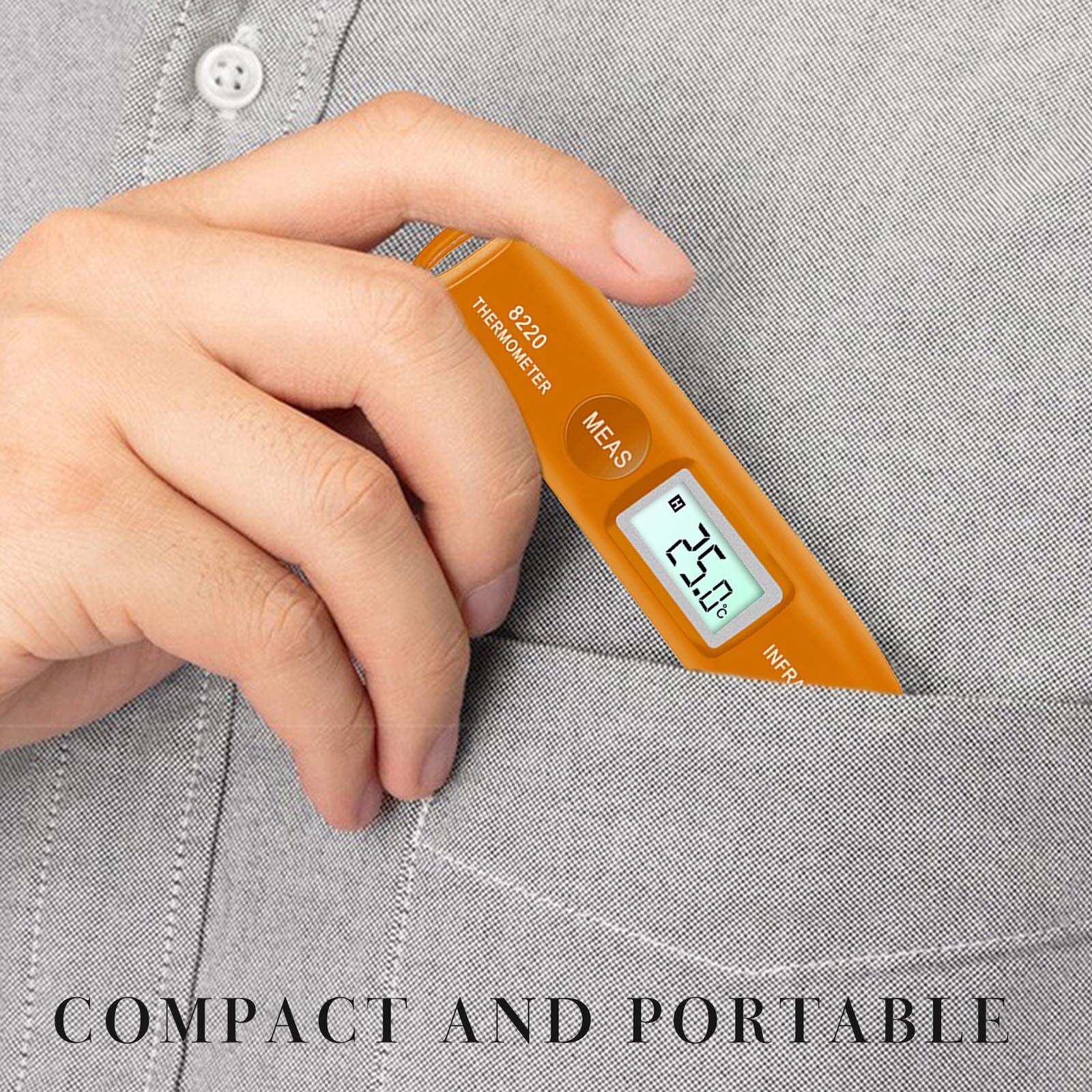 40# Kitchen Food Cooking Infrared Thermometer Mini Handheld Portable Temperature Multifunctional Household Tools Инструменты