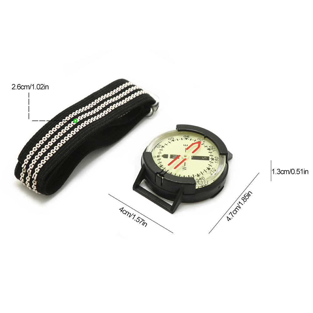 Outdoor Horloge Kompas Professionele Duiken Waterdichte Navigator Digitale Horloge Scuba Kompas Voor Zwemmen Camping Wandelen Tool