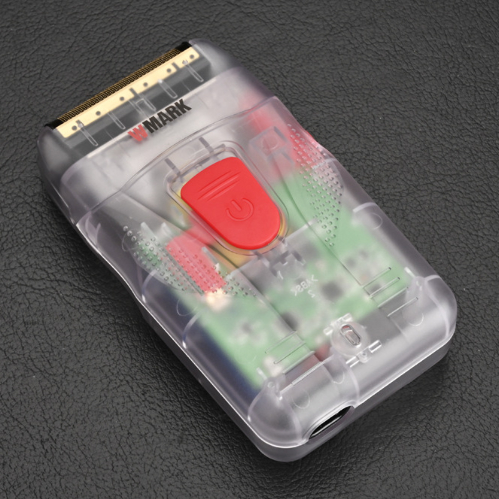 WMARK NG-987T Transparant Kapper Scheerapparaat Shaper Elektrisch Scheerapparaat Baard USB Elektrisch Scheerapparaat voor Gouden Olie Hoofd Scheren Machine