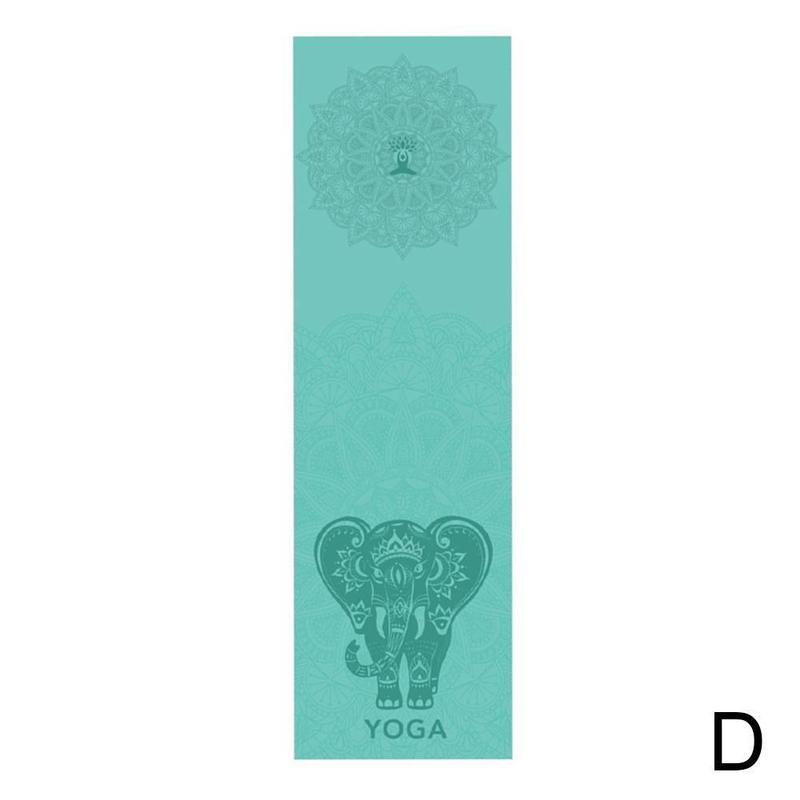 Coperte antiscivolo per tappetino Yoga 30*100cm asciugamano Fitness sport tappetino da viaggio Pilates Home Pattern Yoga allenamento Quick-dryi J1p2: D