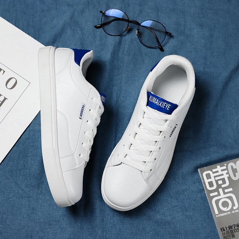 Tennis Shoes for Men Lightweight Leather Athletic Sports Sneakers Outdoor Walking Jogging Mens Breathable Shoes