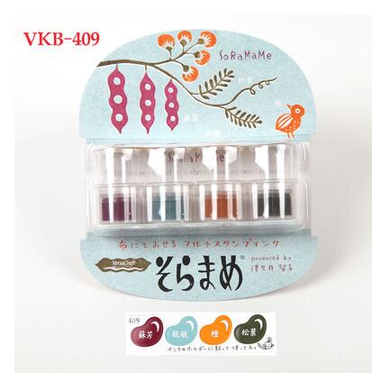 Tsukineko versacraft mini finger blækpuder sæt japan: 409