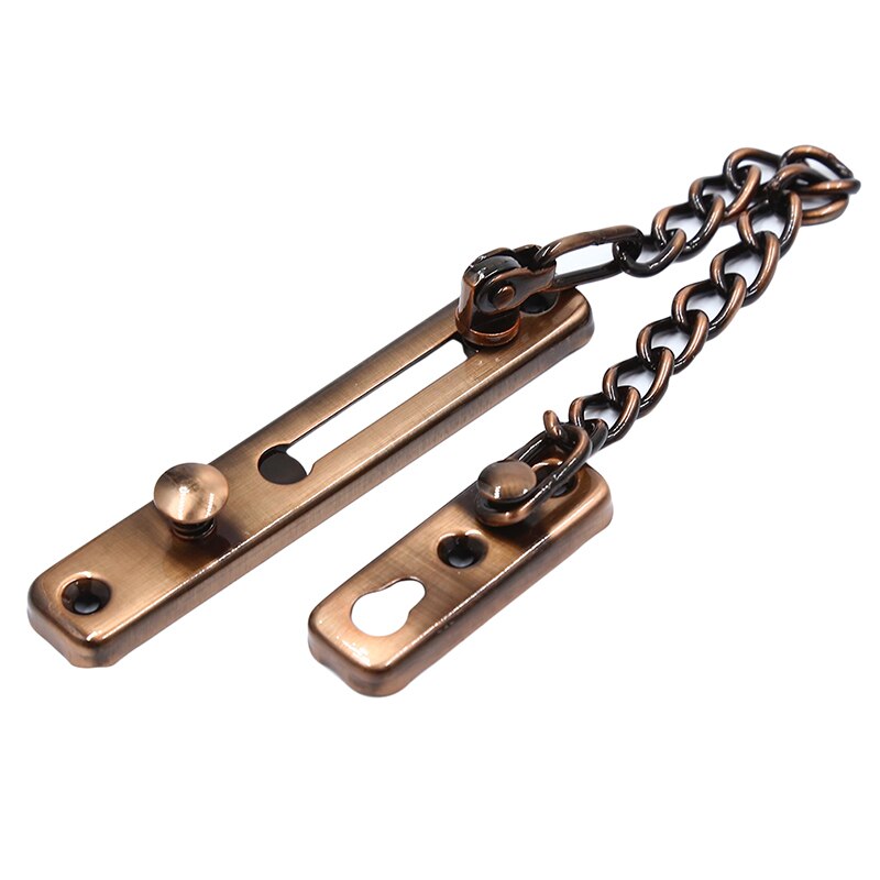 Stainless Steel Security Door Bolt Buckle Chain Bold Door Latch Chain Lock Anti-theft Door Chain Door Latch Door Lock Hardware: Style 3