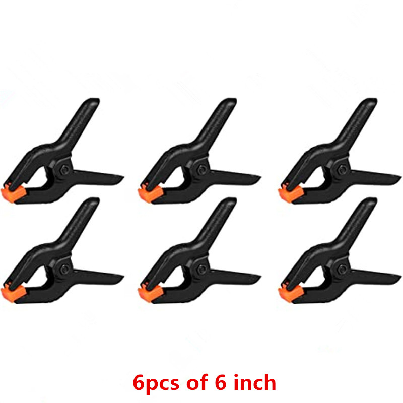 1/12PCS Photography Heavy Duty Muslin Clamps Photo Booth Background Stand Clip Fixed Backdrop Muslin Green Screen: Silver