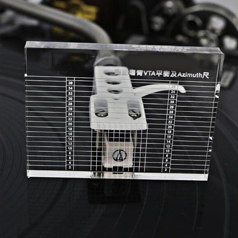 Platine vinyle lp, mesure, phono, bras de lecture, vta/cartouche, règle d'azimut, balance, cartouche, règle d'azimut, tête de lecture, platine vinyle