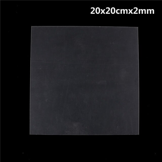 2-5mm dikte Helder Acryl Perspex Sheet Cut Plastic Transparant Bestuur Plexiglas Paneel organisch glas polymethylmethacrylaat: 20x20x2