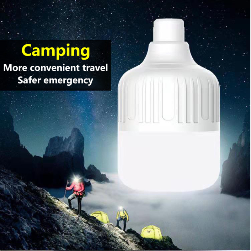 350W Draagbare Kampeerverlichting Batterij Lantaarn Oplaadbare Lamp Bbq Tenten Verlichting Huis Buitenlamp Usb Led Noodverlichting