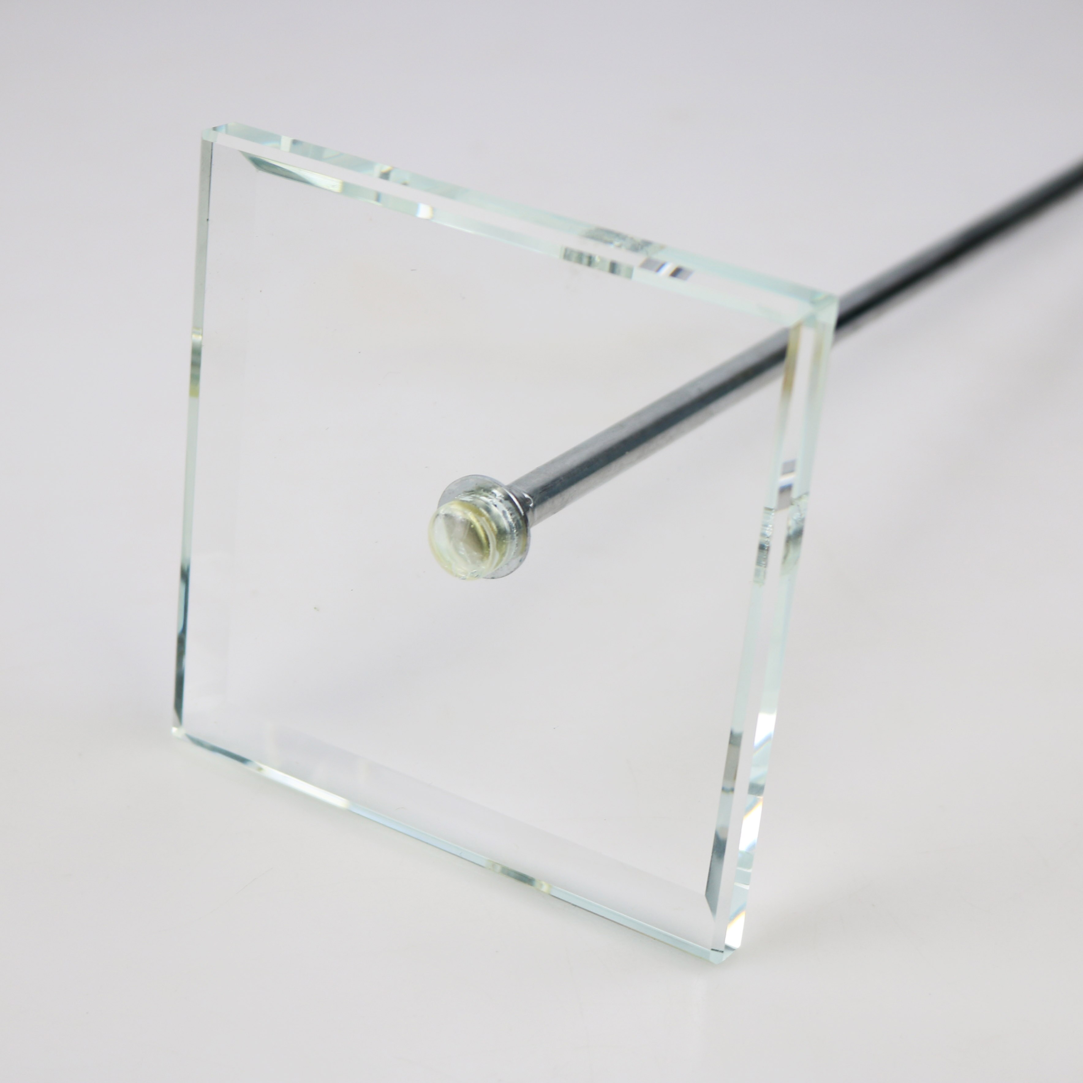 Standard Single Pole Stainless Steel Desk Telescopic Flagpole 28.5-50cm