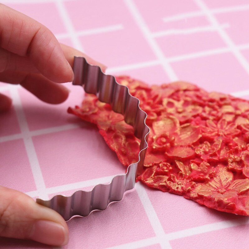 Flexible Polymer Clay Cutters Blade Wave Tissue Clay Slice Cutting Blade Pottery Polymer Clay Tools