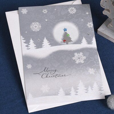 Business Christmas Cards For Winter Snowflake Christmas Greeting Cards: 18060 II 02