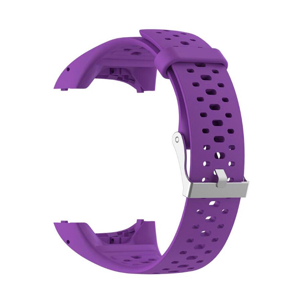 Zachte Siliconen Polsband Vervanging Voor Polar M430 Smart Sport Horloge Band Met Gereedschap Polsband Voor Polar M400 Armband: Paars / for Polar M430