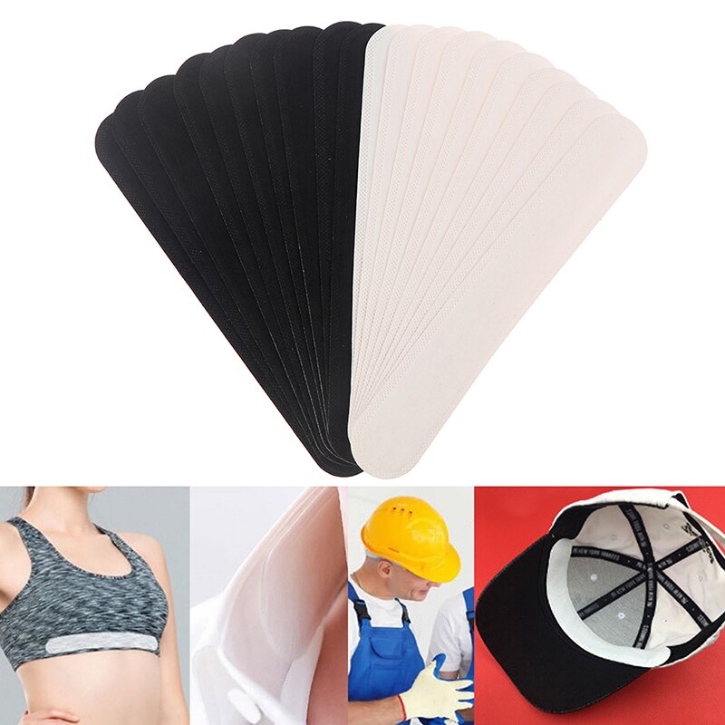 Bande de protection contre la sueur, chapeau blanc/noir, bande de protection, ruban de taille, réducteurs, pour l'été, 20