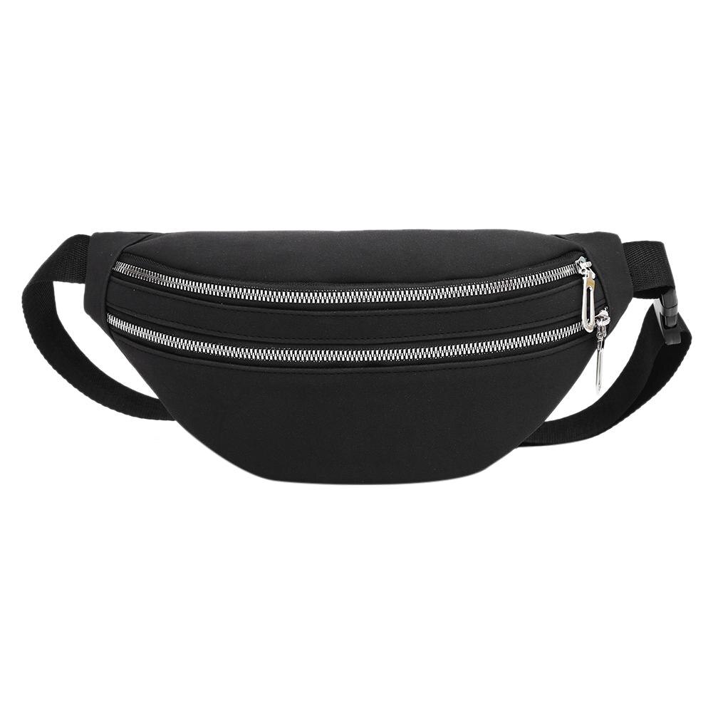 Sac à main en daim pour femmes, sacoche de taille au délicat, classique à bandoulière, couleur Pure, ceinture de poitrine, offre spéciale: Black