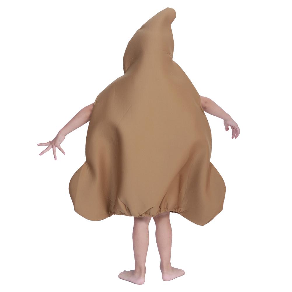 Sponge Poop Pile Costume Children Halloween Shit Stool Feces Costume Cosplay Fancy Dress Christmas Kids Perform Clothes