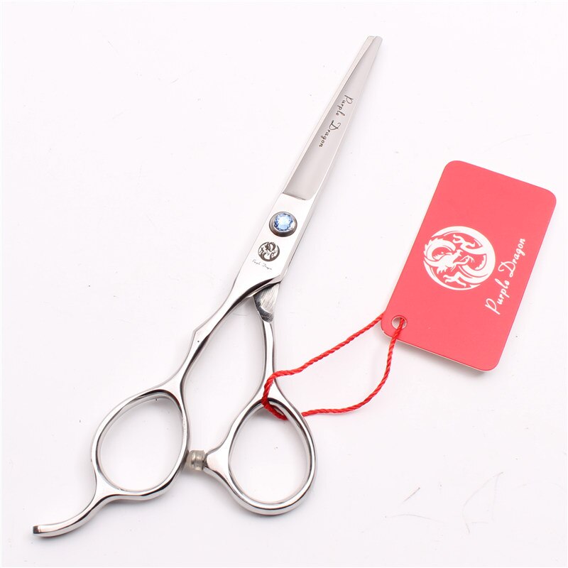 Left Hand 6" Purple Dragon Scissors For Hairdresser Blue Stone Cutting Scissors Thinning Shears Hair Scissors Z8000: Z8000 Lan C 6N